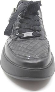 Hassi-A Hassia 4 301456 0100 Zwarte dames sneaker wijdte H met rits