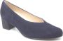 Hassi-A Hassia 5-304936-3000 Blauw suède pump wijdte H - Thumbnail 1