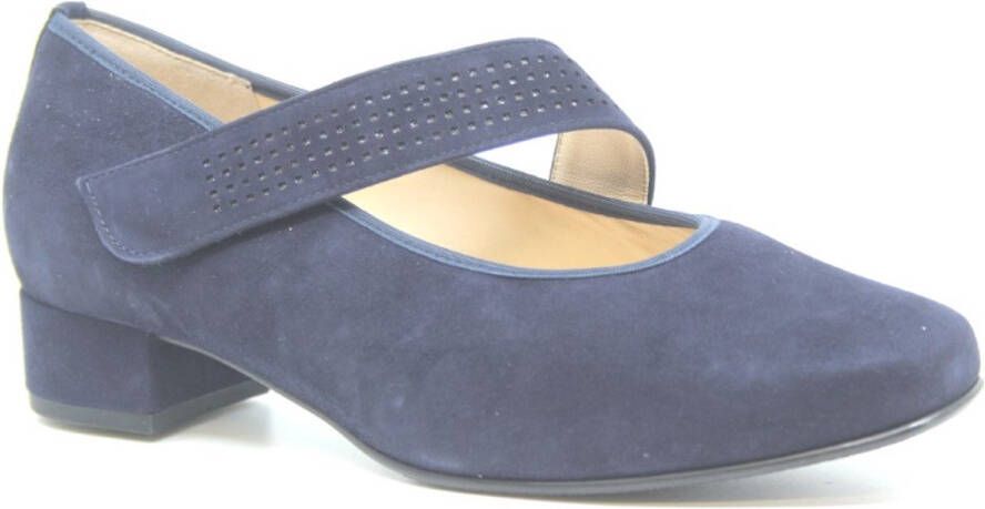 Hassi-A Hassia 7-302454-3200 Blauwe brede bandschoenen