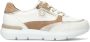 HASSIA Lage Sneakers Dames Bordeaux Maat: 40 Materiaal: Leer Kleur: Camel - Thumbnail 1
