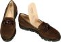 Hassi-A Hassia -Dames bruin donker ballerina's & mocassins - Thumbnail 1