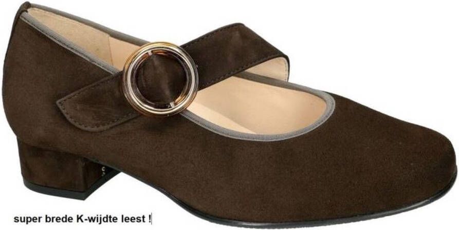 Hassi-A Hassia -Dames bruin donker pumps & hakschoenen