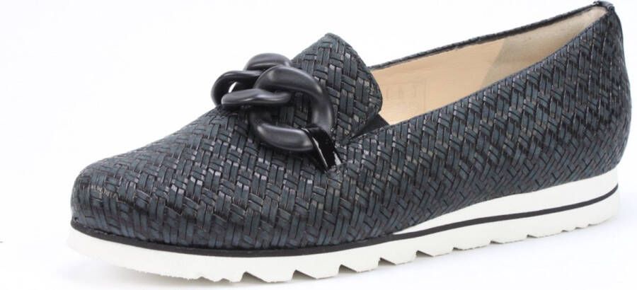 Hassi-A Hassia Instapper 30 1539 Wijdte G Zwart Vlechtwerk 4½ 37½ - Foto 6