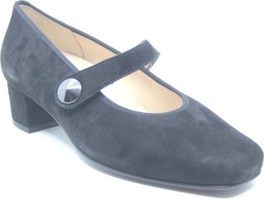 Hassi-A Hassia Evelyn 303375 0100 Zwarte Nette Bandschoen Wijdte J Mt - Foto 2