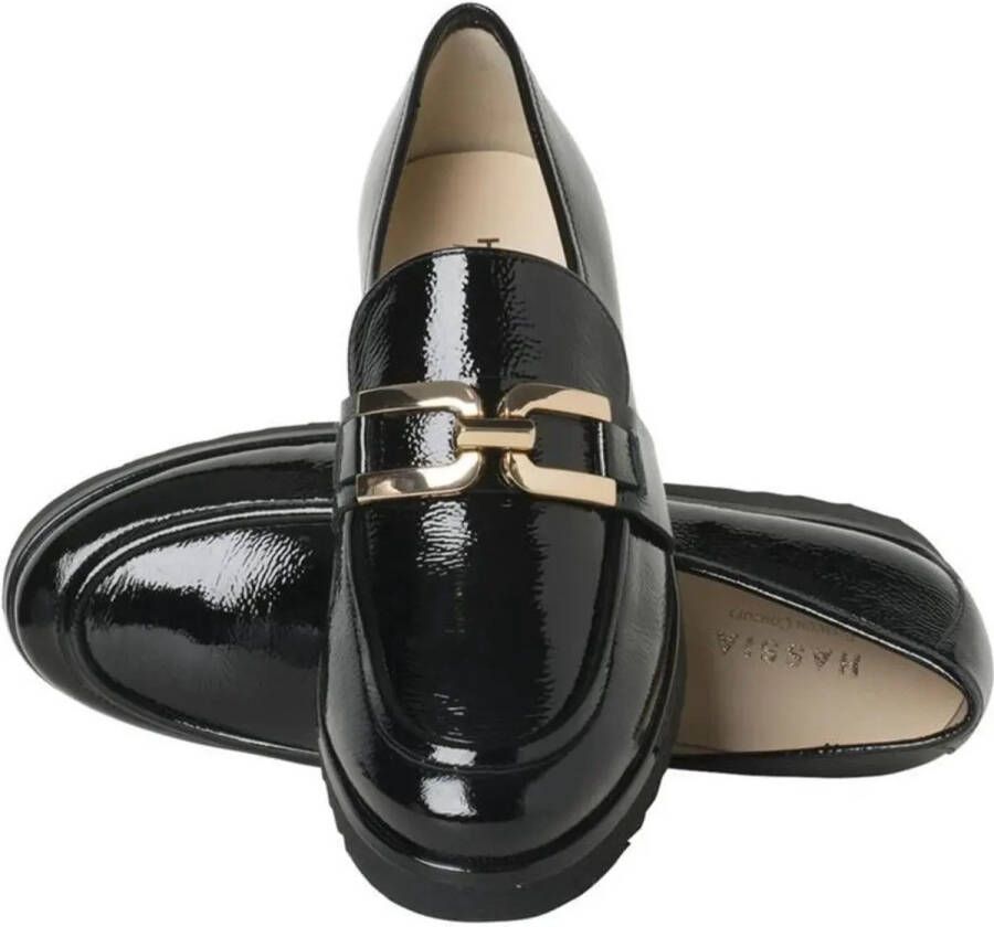 Hassi-A Hassia Loafer Zwart lak H Sevilla Kleur Zwart)