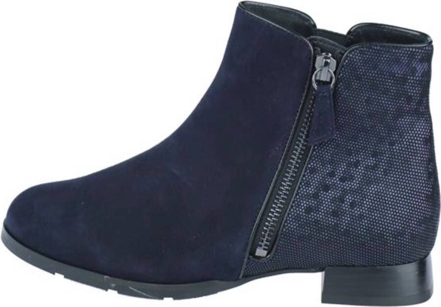 Hassi-A Hassia 302113 Wijdte H blauw suède enkellaarsje