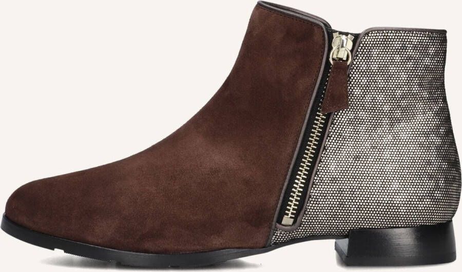 Hassi-A Hassia Madeira Enkellaarsjes Enkelboots met rits Dames Bruin - Foto 2