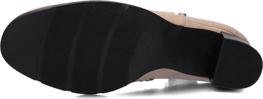 Hassi-A Hassia Milano Enkellaarsjes Enkelboots met rits Dames Beige