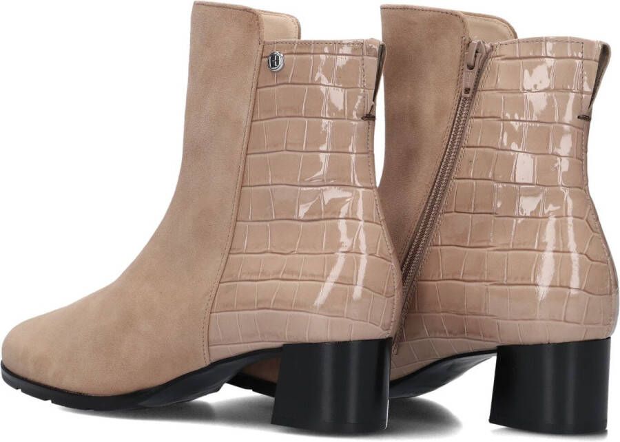 Hassi-A Hassia Milano Enkellaarsjes Enkelboots met rits Dames Beige
