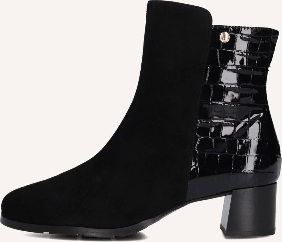 Hassi-A Hassia Milano Enkellaarsjes Enkelboots met rits Dames Zwart
