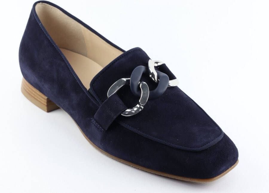 Hassi-A Hassia Instappers Dames Instapschoenen Damesschoenen Suède 300846 sue Blauw - Foto 2