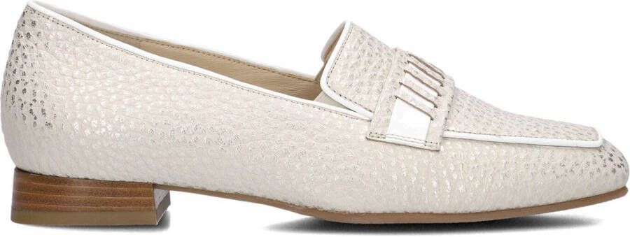 HASSIA Instappers Dames Napoli Maat: 41 5 Materiaal: Leer Kleur: Goud