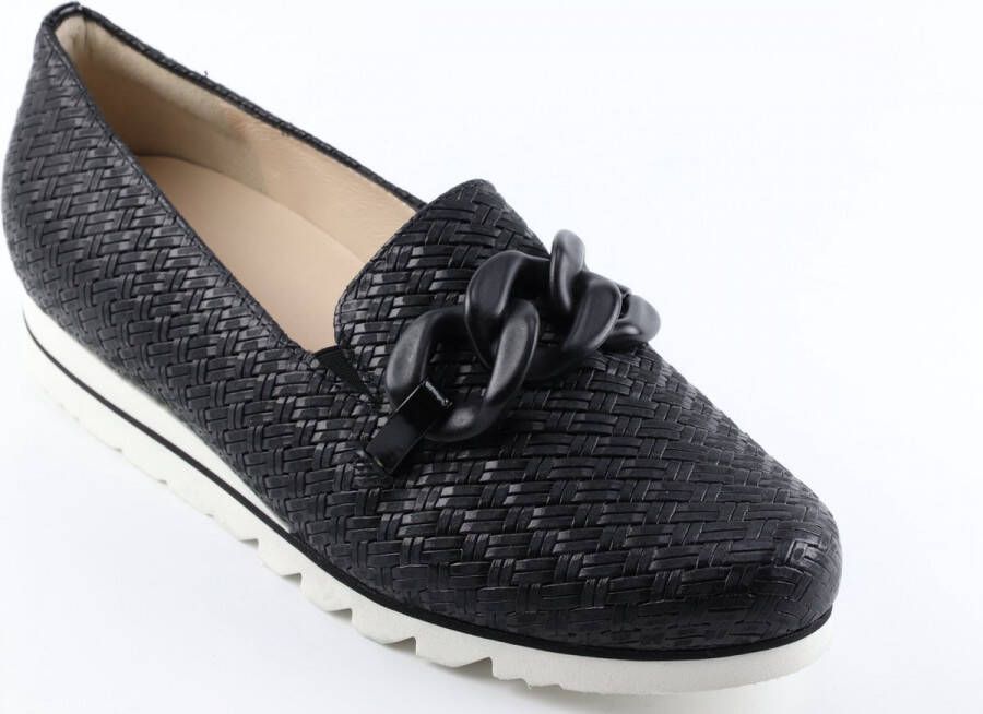 Hassi-A Hassia Instapper 30 1539 Wijdte G Zwart Vlechtwerk 4½ 37½ - Foto 7