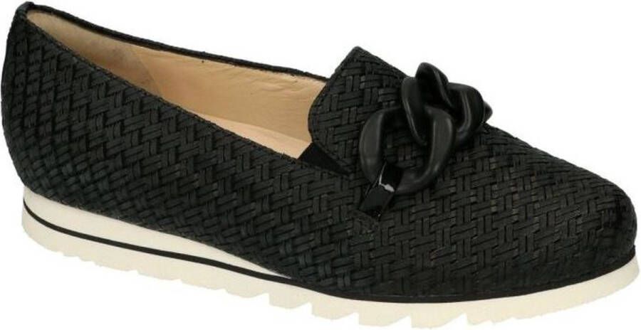 Hassi-A Hassia Instapper 30 1539 Wijdte G Zwart Vlechtwerk 4½ 37½ - Foto 5