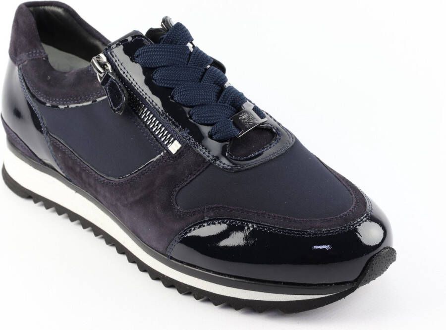 HASSIA Lage Sneakers Dames Porto Maat: 37 Materiaal: Suède Kleur: Blauw - Foto 2