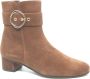 Hassi-A Hassia Siena Enkellaarsjes Enkelboots met rits Dames Bruin - Thumbnail 2