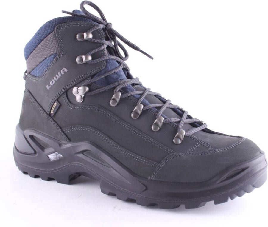 Lowa Renegade Gtx Mid Wide Heren Hoge Wandelschoen Dark-Grey