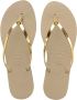 Havaianas Teenslippers in metallic look model 'You Metallic' - Thumbnail 1