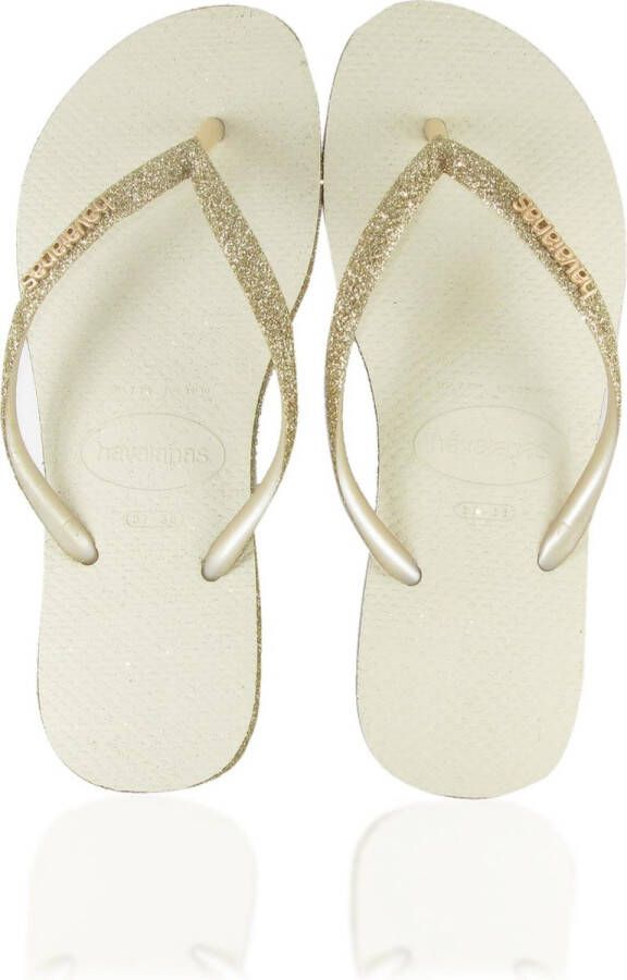 Havaianas Slim Sparkle slipper met glitter details