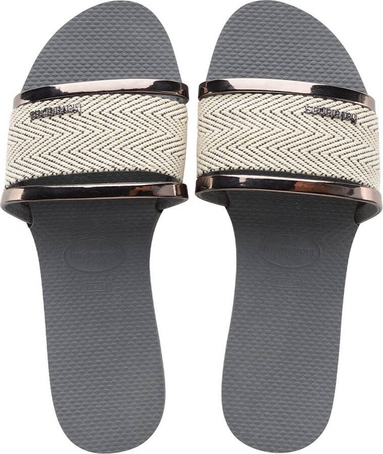 Havaianas Slippers YOU TRANSOCO PREMIUM zomerschoen slippers met glanzende details - Foto 3