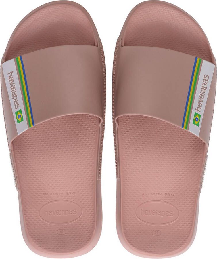 Havaianas Slide Brasil Sandalen bruin roze - Foto 1