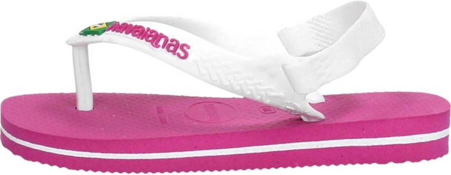 Havaianas Baby Brasil Logo II Meisjes Slippers Hollywood Rose