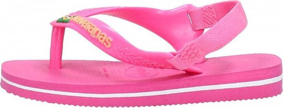 Havaianas Baby Brasil Logo II Meisjes Slippers Pink Flux - Foto 3