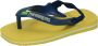 Havaianas Baby Brasil Logo II Unisex Slippers Gold Yellow - Thumbnail 2