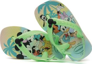 Havaianas Baby Disney Classics Unisex Slippers Lime Green