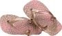 Havaianas teenslippers met hielbandje goud Meisjes Rubber 25 26 - Thumbnail 2