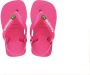 Havaianas Baby Brasil Logo II teenslippers met hielbandje roze Meisjes Rubber 25 26 - Thumbnail 1