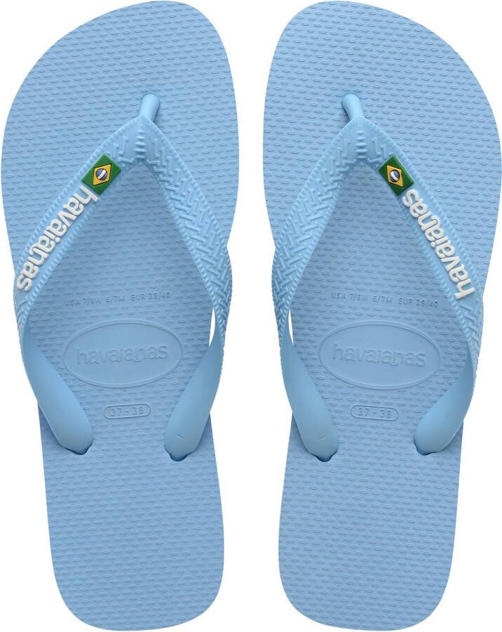 Havaianas Brazil Logo Flip Flops Blue- Heren Blue