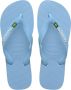 Havaianas Brasil logo Slippers Blauw Wit - Thumbnail 1