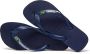 Havaianas Teenslippers Brasil Logo zomerschoen slippers poolslides met logo-opschrift - Thumbnail 3