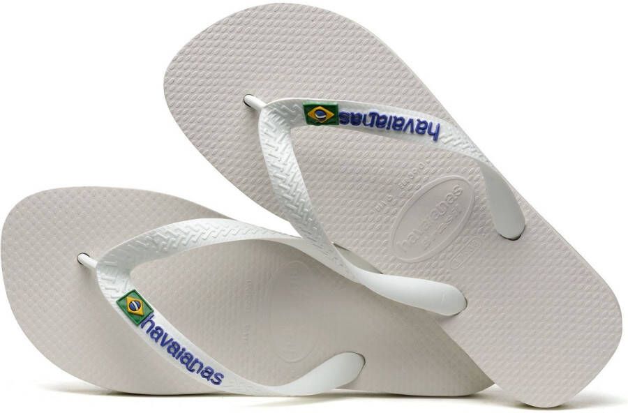 Havaianas Teenslippers Brasil Logo zomerschoen slippers poolslides met logo-opschrift