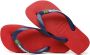 Havaianas Brasil Logo Slippers Unisex donker blauw rood - Thumbnail 7