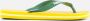 Havaianas Brasil Logo teenslippers geel groen Rubber 35 36 - Thumbnail 2