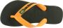 Havaianas Brasil Logo Unisex Slippers Green Olive Vibrant Orange - Thumbnail 5
