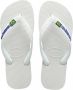 Havaianas Brazil Logo Flip Flops White- White - Thumbnail 1