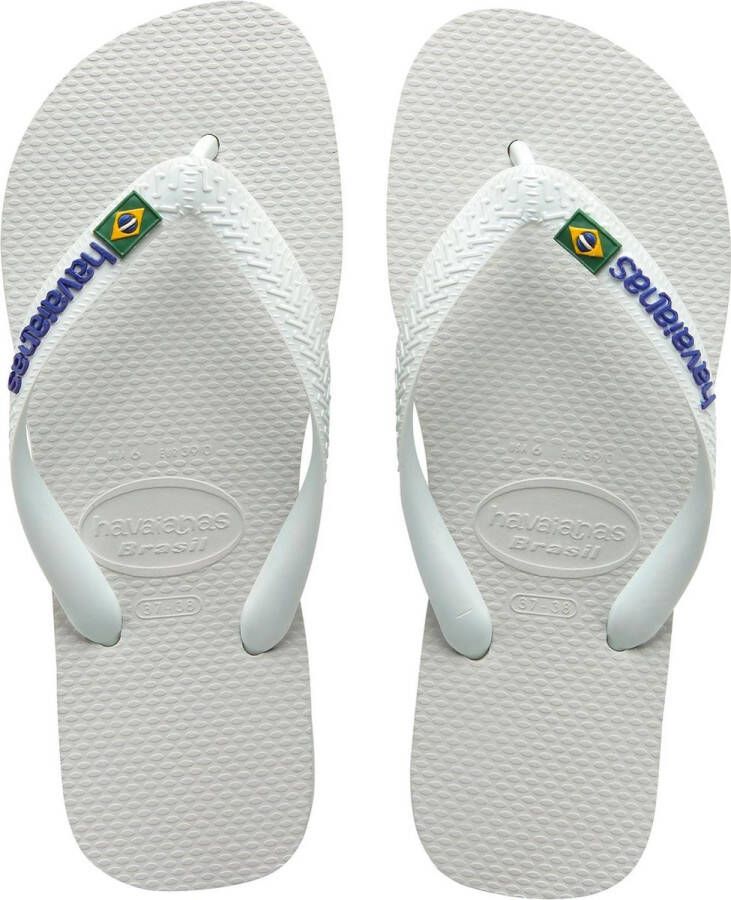 Havaianas Teenslippers Brasil Logo zomerschoen slippers poolslides met logo-opschrift