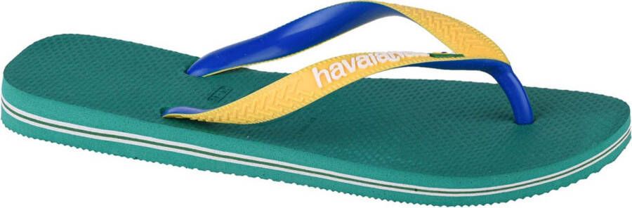 Havaianas Brasil Mix Kinder Teenslippers 4123206-2078 Kleur Groen - Foto 2