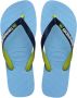 Havaianas Brasil Mix | Lavender Blue Blauw Rubber Teenslippers Unisex - Thumbnail 1