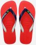 Havaianas Brasil Mix teenslippers rood blauw - Thumbnail 1