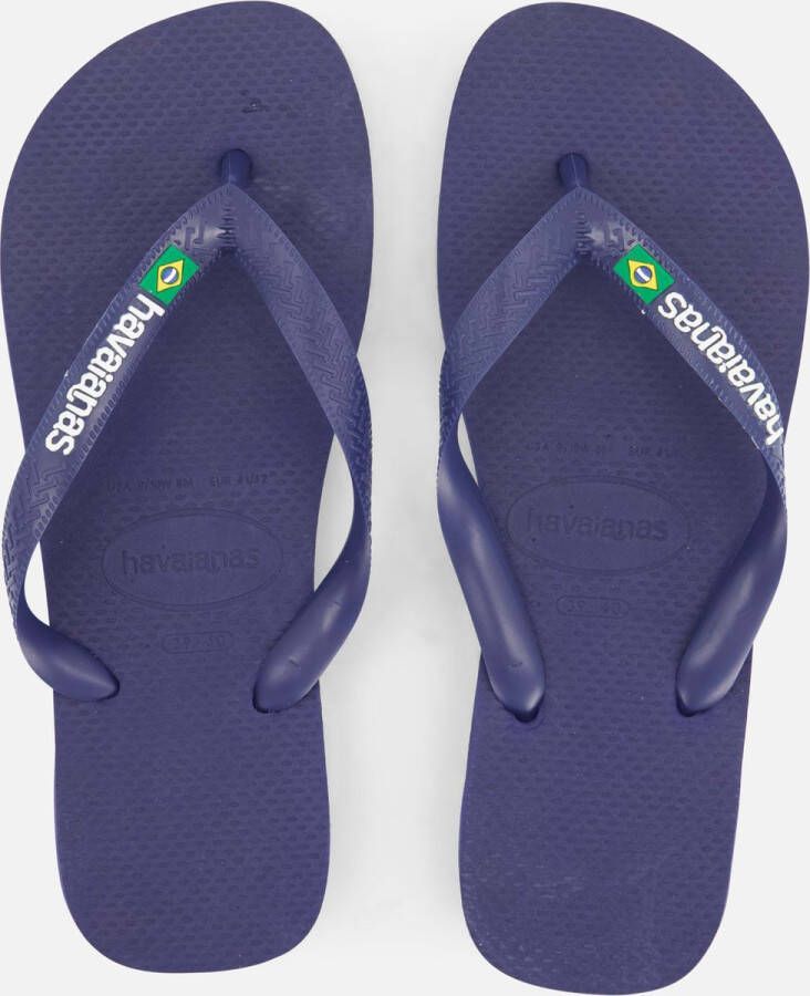 Havaianas Brasil Slippers blauw Rubber