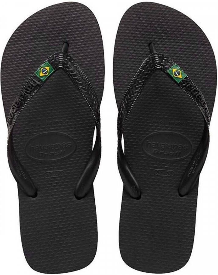 Havaianas Brasil Unisex Slippers Black Black Brasil Europa