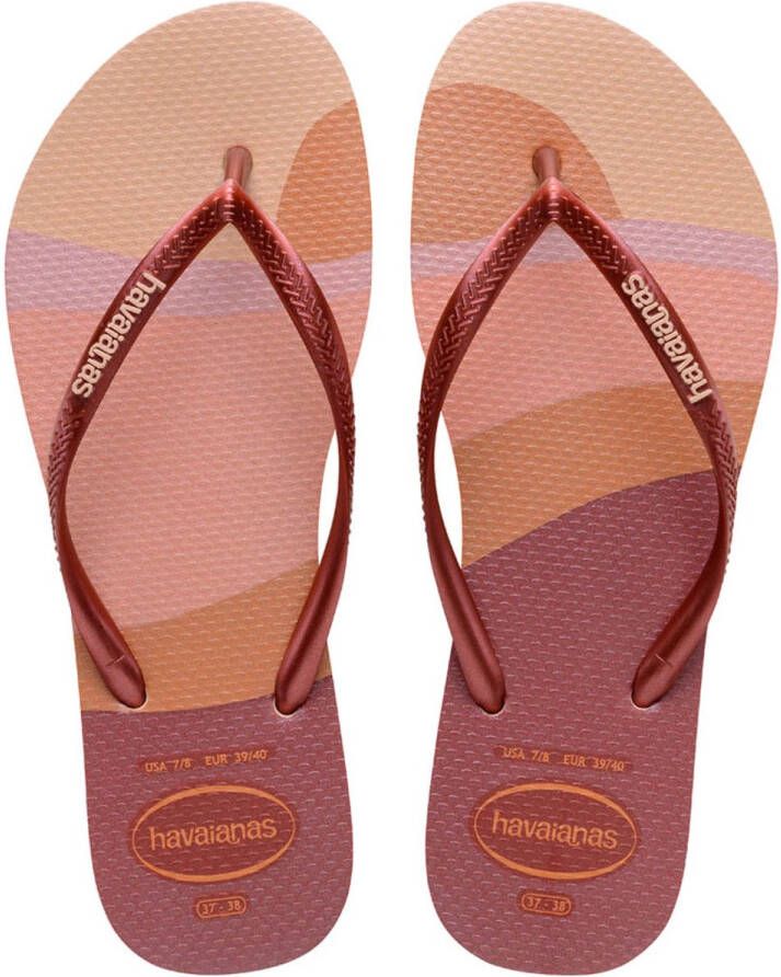 Havaianas Dames Hav Slim Palette Glow Ballet Rose