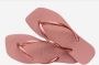 Havaianas Slim Square Flip Flops Dames Pink- Dames Pink - Thumbnail 1