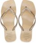 Havaianas Dames Teenslipper Hav. Styleslim Square Glitter Party Golden GOUD - Thumbnail 2