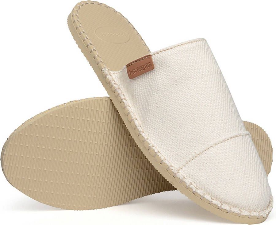 Havaianas Espadrille Mule Eco Sandalen beige wit