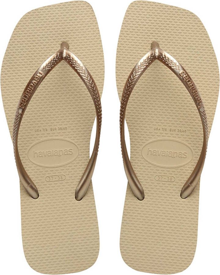 Havaianas Women's Slim Square Sandalen beige